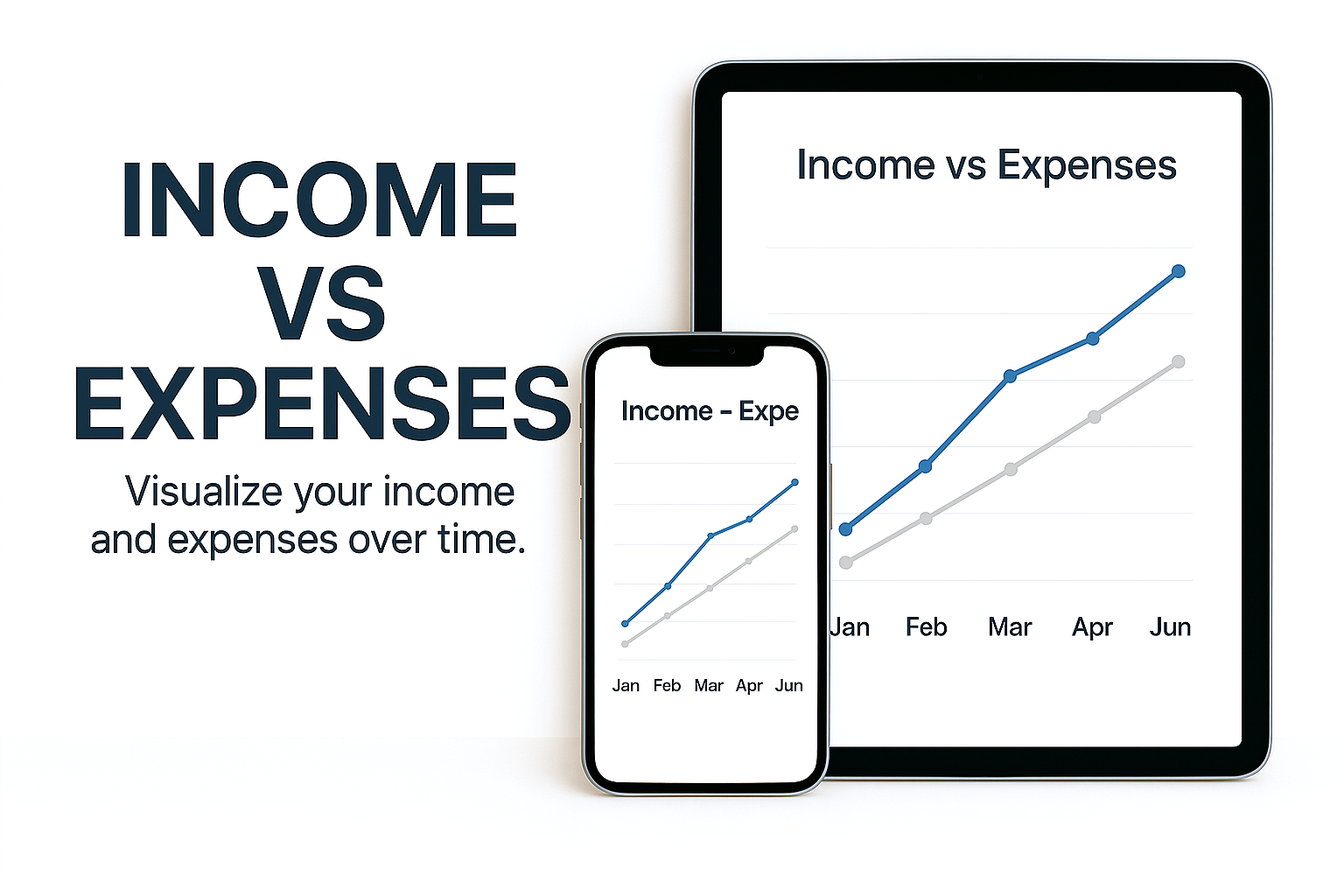 Illustration for Income vs Expenses